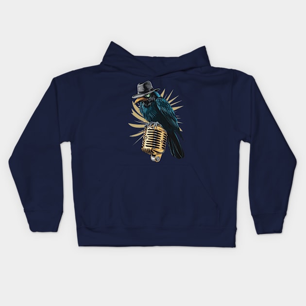 This Just In - Corvid News Kids Hoodie by INLE Designs